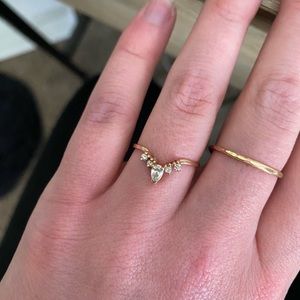 Alexis Russell Diamond Sunburst Ring